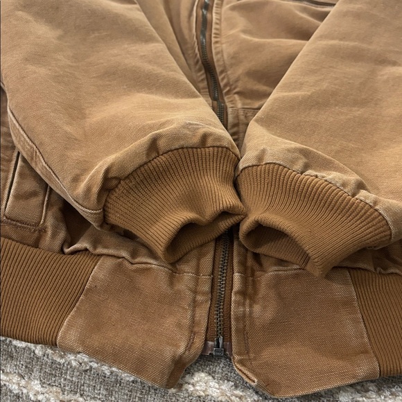 Carhartt Weathered Duck Wildwood Tan Canvas Women’s Jacket size XL - Picture 11 of 15